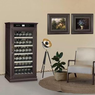 Винный шкаф Мэйвел MV69-WD1-C (Dark Chocolate) фото 2 Винный шкаф Meyvel MV69-WD1-C (Dark Chocolate) фото 2