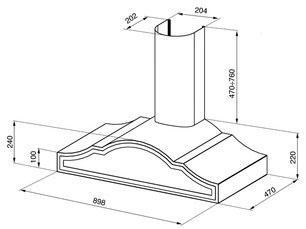 Вытяжка Смег KC90AX фото 3 Вытяжка Smeg KC90AX фото 3