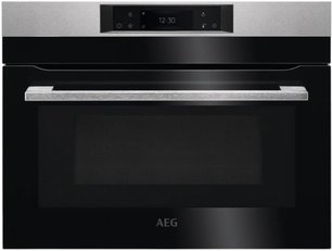 Духовой шкаф с СВЧ CombiQuick AEG KMK768080M фото