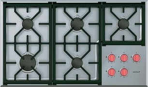 Варочная панель Вольф ICBCG365P/S фото Варочная панель Wolf ICBCG365P/S фото