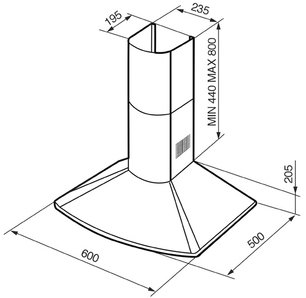 Вытяжка Смег KSE66A фото 4 Вытяжка Smeg KSE66A фото 4
