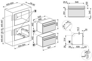 Духовой шкаф Smeg SO4102S3G фото 3