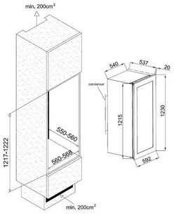 Винный шкаф Климадифф AVI82CDZ фото 4 Винный шкаф Climadiff AVI82CDZ фото 4