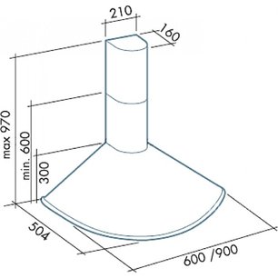 Вытяжка Фалмек Minerva 90 ix (450) S фото 2 Вытяжка Falmec Minerva 90 ix (450) S фото 2