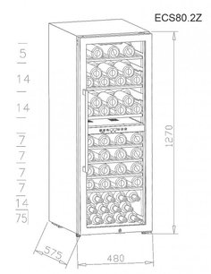 Винный шкаф Ла Соммельер ECS80.2Z фото 2 Винный шкаф La Sommeliere ECS80.2Z фото 2