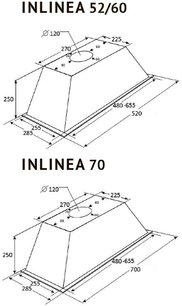 Встраиваемая вытяжка Kuppersberg INLINEA 70 BX фото 4