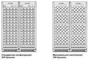 Винный шкаф Дометик C125G Double Wooden Beech фото 2 Винный шкаф Dometic C125G Double Wooden Beech фото 2