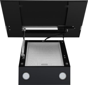 Кухонная вытяжка MAUNFELD Bridge Line 50 черный\вставка сатин фото 3 Кухонная вытяжка MAUNFELD Bridge Line 50 черный\вставка сатин фото 3