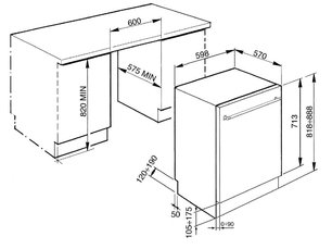 Посудомоечная машина Смег STX13OL1 фото 3 Посудомоечная машина Smeg STX13OL1 фото 3