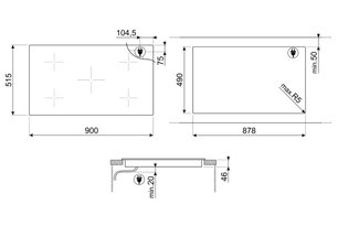 Варочная панель Смег SI5952B фото 4 Варочная панель Smeg SI5952B фото 4