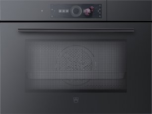 Встраиваемый комбинированный паровой шкаф Фауцуг CombiSteamer V6000 45M CSM6T-23041 (черное стекло) фото Встраиваемый комбинированный паровой шкаф V-ZUG CombiSteamer V6000 45M CSM6T-23041 (черное стекло) фото