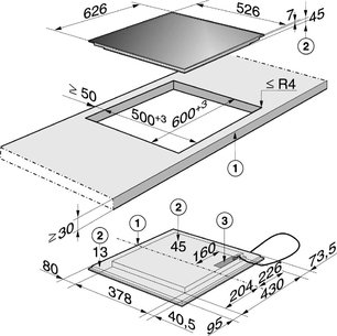 Индукционная панель Miele KM6116 сталь фото 3