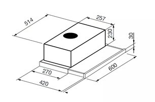 Встраиваемая вытяжка Кертинг KHP 6772 X фото 2 Встраиваемая вытяжка Korting KHP 6772 X фото 2