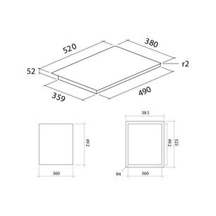 Варочная панель FALMEC PIANO INDUZIONE 2 ZONE фото 3