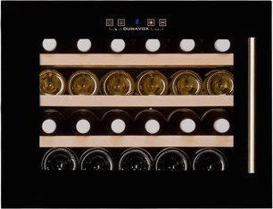 Винный шкаф Дунавокс DX-24.56BBK (B) петли слева фото 2 Винный шкаф Dunavox DX-24.56BBK (B) петли слева фото 2