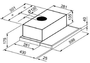 Встраиваемая вытяжка Кертинг KHP 6313 N фото 2 Встраиваемая вытяжка Korting KHP 6313 N фото 2