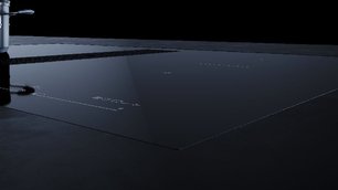 Варочная панель с вытяжкой Kuppersbusch KMI 8590.0 SR Black Chrome фото 3