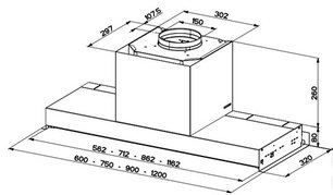 Встраиваемая вытяжка Фабер IN-NOVA PREMIUM X A75 фото 3 Встраиваемая вытяжка Faber IN-NOVA PREMIUM X A75 фото 3