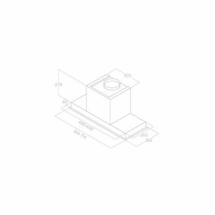 Встраиваемая вытяжка Элика HIDDEN ADVANCE BL MAT/A/72 фото 4 Встраиваемая вытяжка Elica HIDDEN ADVANCE BL MAT/A/72 фото 4