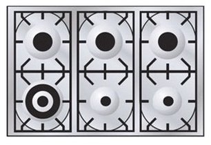 Варочная панель Илве HP90-6D фото 2 Варочная панель Ilve HP90-6D фото 2