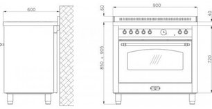 Варочный центр Лофра RLVD96MFTE/5I фото 4 Варочный центр Lofra RLVD96MFTE/5I фото 4