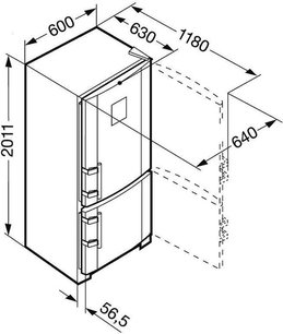 Холодильник Либхер CBNPes 3956 Premium NoFrost фото 3 Холодильник Liebherr CBNPes 3956 Premium NoFrost фото 3