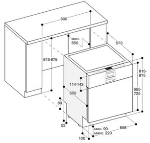 Встраиваемая посудомоечная машина Гаггенау DI 460-133 фото 3 Встраиваемая посудомоечная машина Gaggenau DI 460-133 фото 3