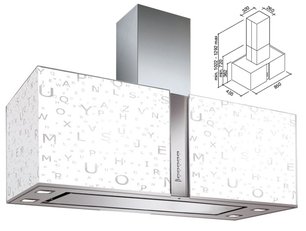 Вытяжка Фалмек Mirabilia 67 Alphabet Vetro (800) ECP фото 3 Вытяжка Falmec Mirabilia 67 Alphabet Vetro (800) ECP фото 3