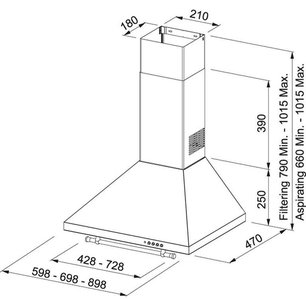 Вытяжка Франке FCM 902 PW фото 2 Вытяжка Franke FCM 902 PW фото 2