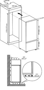 Встраиваемый холодильник Брандт BIC1724ES фото 2 Встраиваемый холодильник Brandt BIC1724ES фото 2