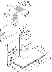 Вытяжка Миле DA 279-4 ED фото 3 Вытяжка Miele DA 279-4 ED фото 3