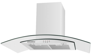 Вытяжка Maunfeld ANCONA PLUS 90 WHITE GLASS Transparent фото
