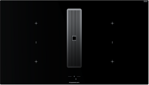 Индукционная варочная поверхность с вытяжкой Kuppersbusch KMI 9850.1 SR-E Silver Chrome фото