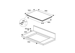 Варочная панель Бертаззони P786IM3B2NE фото 4 Варочная панель Bertazzoni P786IM3B2NE фото 4
