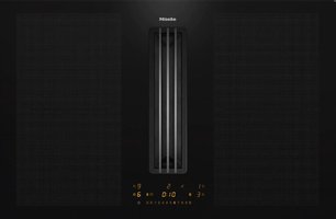 Индукционная варочная панель с вытяжкой Миле KMDA 7476 FL фото Индукционная варочная панель с вытяжкой Miele KMDA 7476 FL фото