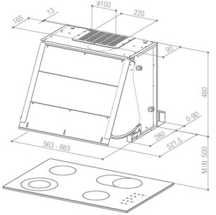 Вытяжка Фабер Scrigno EG8 X A86 фото 3 Вытяжка Faber Scrigno EG8 X A86 фото 3