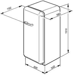 Холодильник Смег FAB28LB1 фото 4 Холодильник Smeg FAB28LB1 фото 4