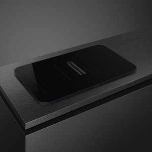 Варочная панель с вытяжкой Smeg HHSL7844MB фото 2