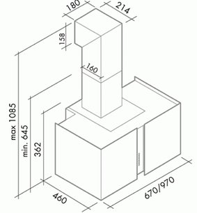 Вытяжка Фалмек Mirabilia Isola 67 Maia Vetro (800) ECP фото 3 Вытяжка Falmec Mirabilia Isola 67 Maia Vetro (800) ECP фото 3