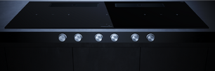 Индукционная варочная поверхность с вытяжкой Kuppersbusch KMI 12850.0 SR-E Black Velvet фото 2
