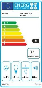 Вытяжка Фабер STRIP SMART PB X A90 фото 4 Вытяжка Faber STRIP SMART PB X A90 фото 4