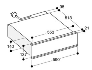 Встраиваемый подогреватель Гаггенау WSP 221-100 фото 3 Встраиваемый подогреватель Gaggenau WSP 221-100 фото 3