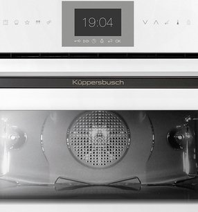 Компактный духовой шкаф с паром Kuppersbusch CBD 6550.0 W2 Black Chrome фото 3