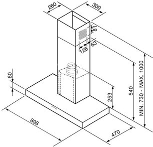 Вытяжка Смег KSE912BX3 фото 3 Вытяжка Smeg KSE912BX3 фото 3