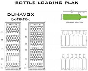 Винный шкаф Дунавокс DX-198.450K фото 3 Винный шкаф Dunavox DX-198.450K фото 3