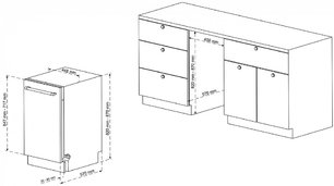 Встраиваемая посудомоечная машина Кертинг KDI 45898 I фото 4 Встраиваемая посудомоечная машина Korting KDI 45898 I фото 4