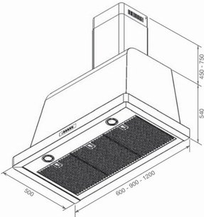 Вытяжка Лофра DOLCEVITA 90 IN фото 3 Вытяжка Lofra DOLCEVITA 90 IN фото 3