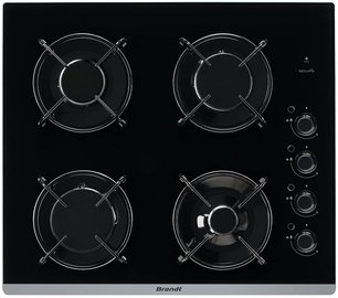 Газовая варочная панель Брандт BPG6413B фото Газовая варочная панель Brandt BPG6413B фото