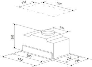 Встраиваемая вытяжка Куперсбуш DEL 6550.0 W фото 2 Встраиваемая вытяжка Kuppersbusch DEL 6550.0 W фото 2