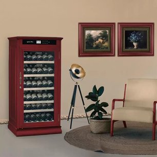 Винный шкаф Мэйвел MV69-WN1-C (Nut) фото 2 Винный шкаф Meyvel MV69-WN1-C (Nut) фото 2